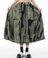 Lace Pattern Mesh Layered Skirt